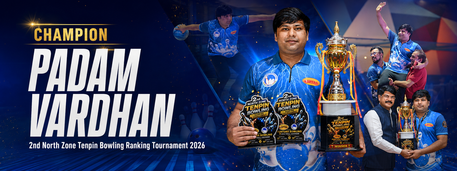Padam Vardhan – Tournament Champion